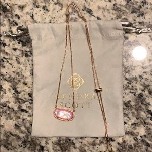 Kendra Scott *pink lilac* Delaney rose gold
